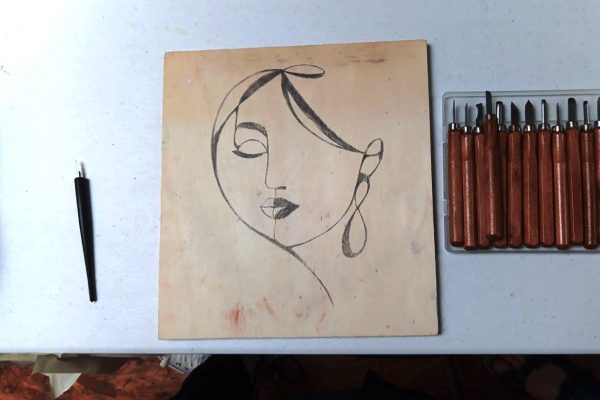 mokuhanga-arteterapia-cuneo-autoritratto